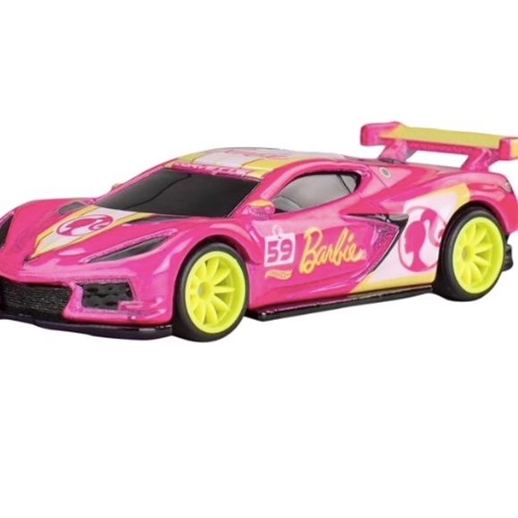 2024 Hot Wheels Premium Pop Culture Barbie 65th Anniversary Corvette C8.R - Picture 7 of 7